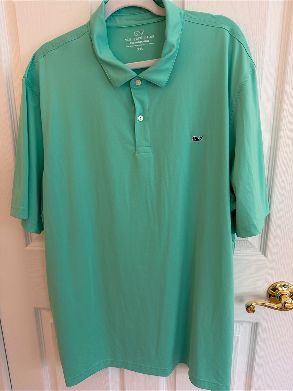 Vineyard Vines Men's Performance Polo in Mint